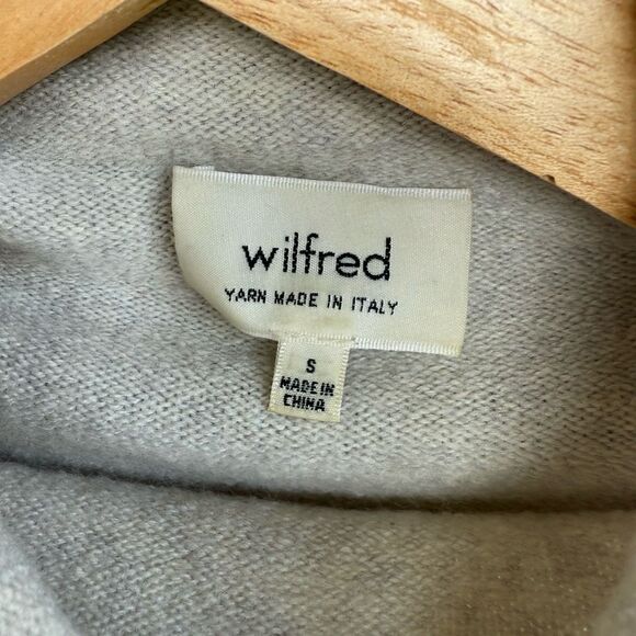 Aritzia Wilfred 100% merino wool mock neck marled sweater - Picture 3 of 7